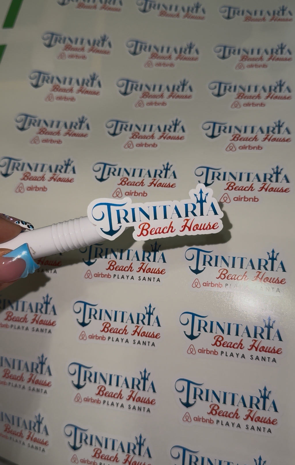 Logo Sticker Shaped
