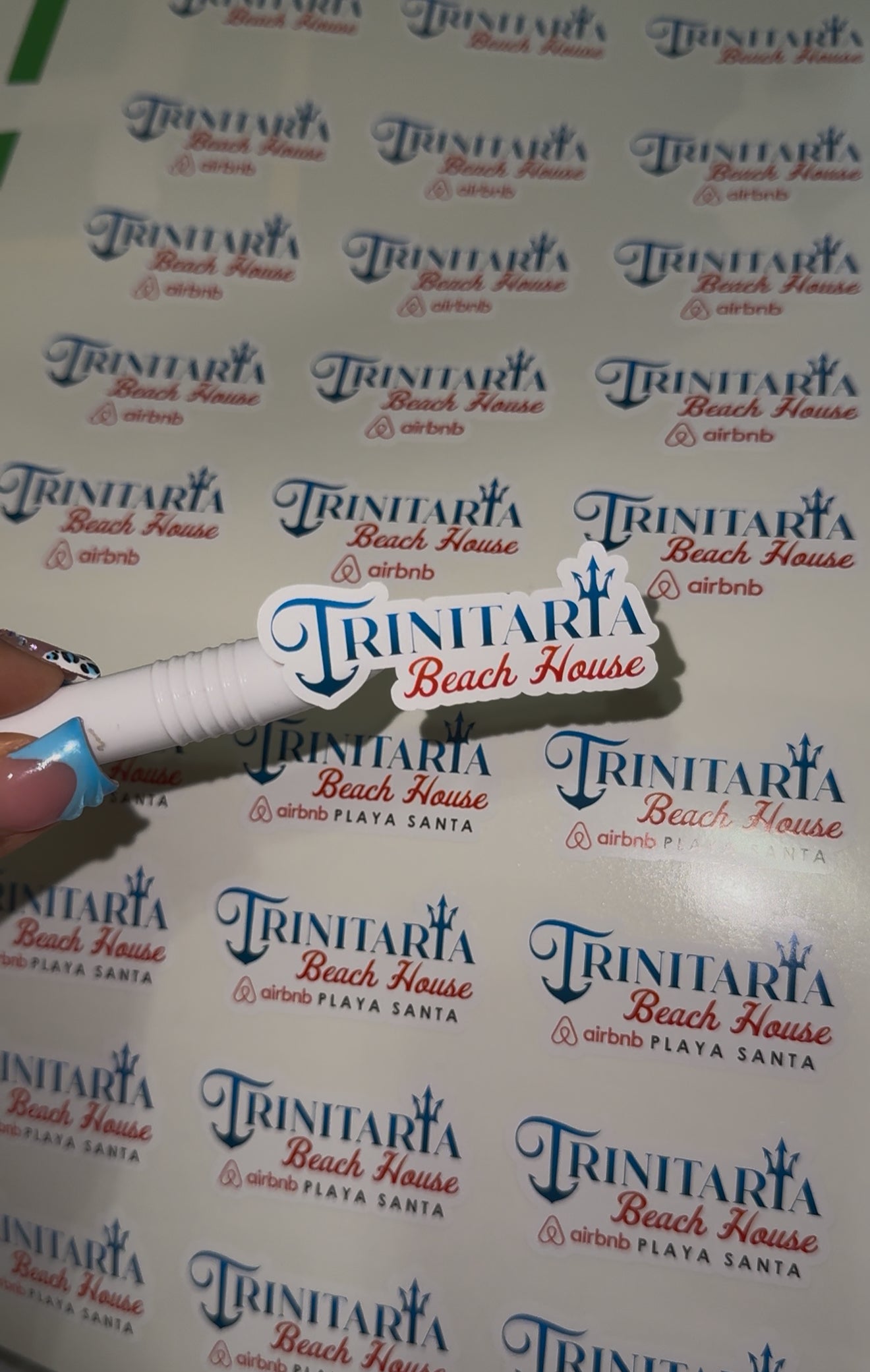 Logo Sticker Shaped