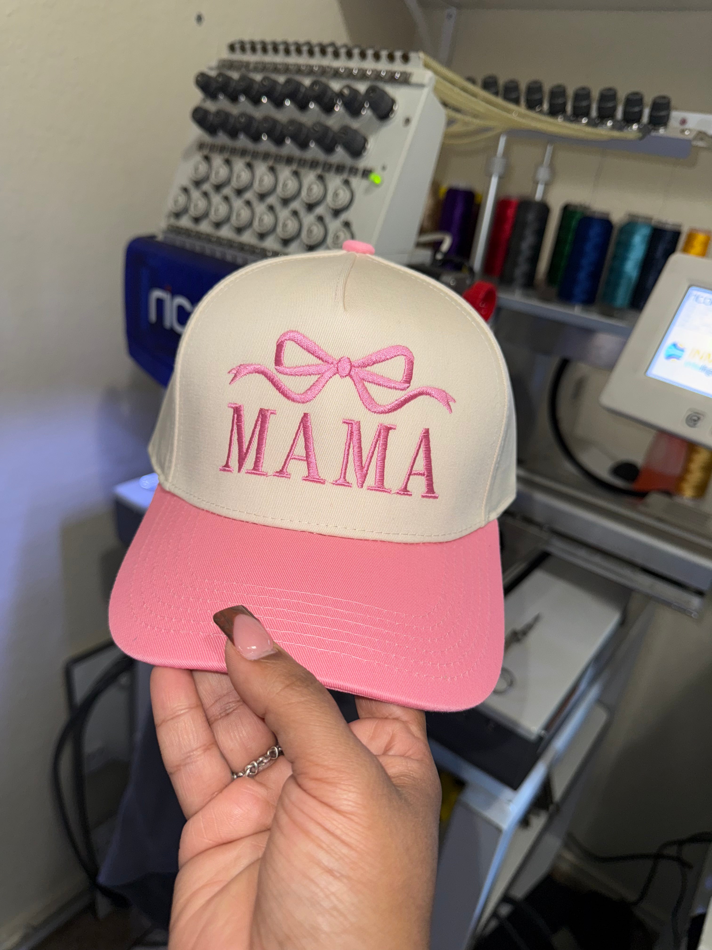 Mama Pink Bow